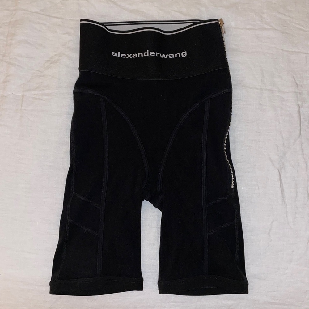 Alexander Wang black bike shorts